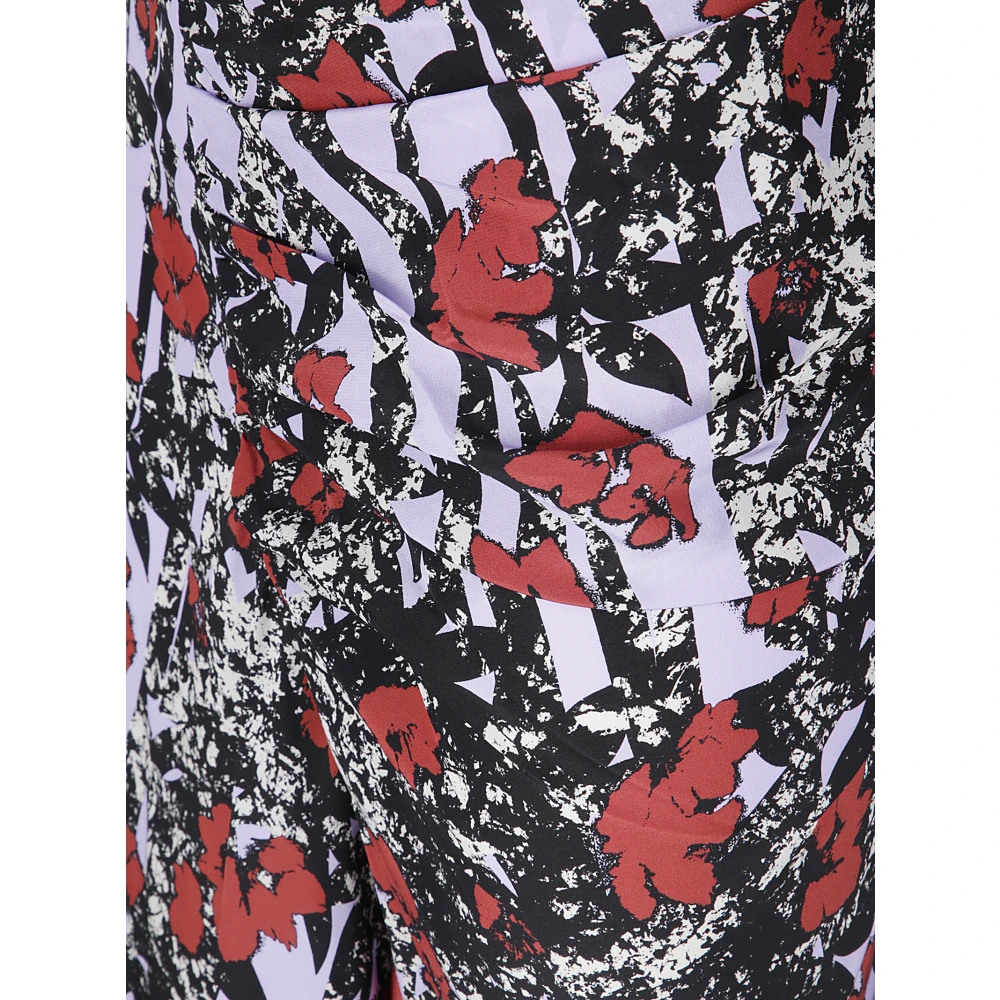 Colville Gedrukte Zijden Midi Rok Multicolor Dames