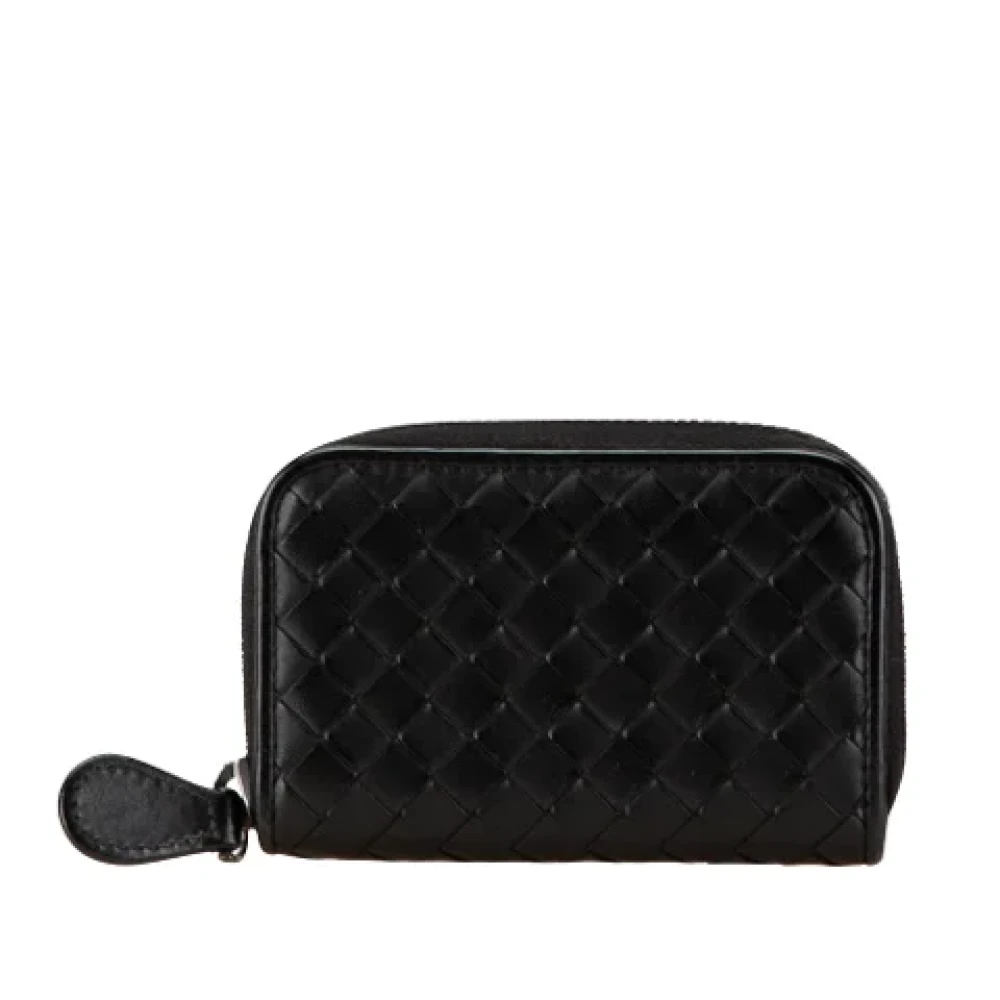 Bottega Veneta Vintage Pre-owned Leather wallets Black Dames