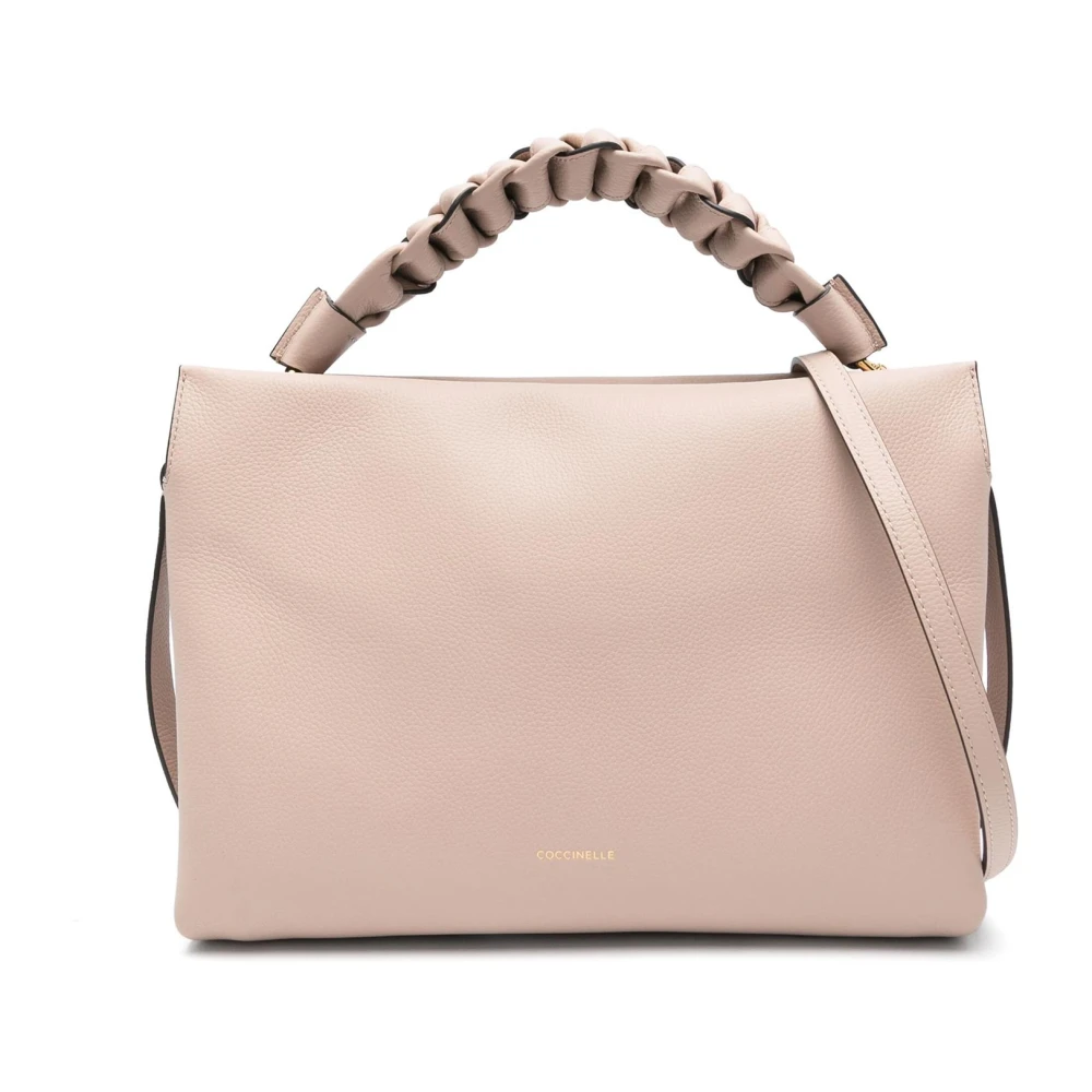 Coccinelle Stijlvolle leren schoudertas Pink Dames