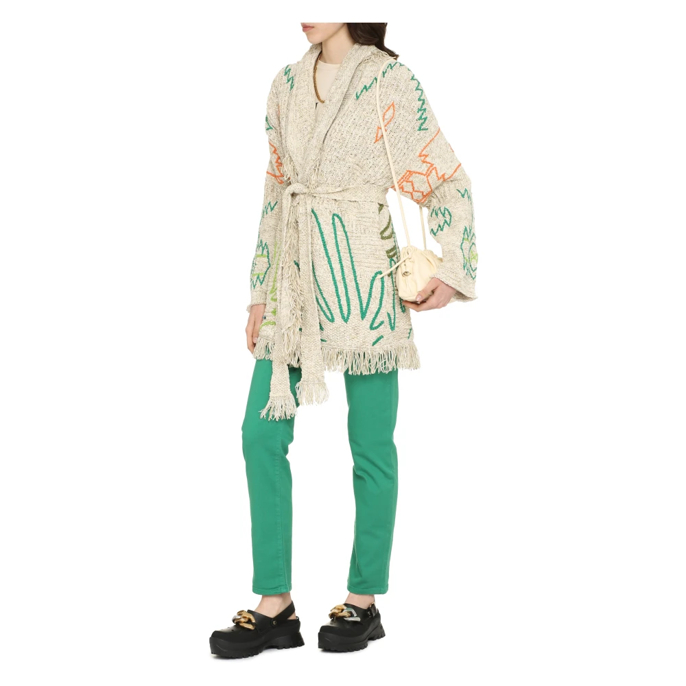 Alanui Liefde Icon Shawl Kraag Vest Multicolor Dames