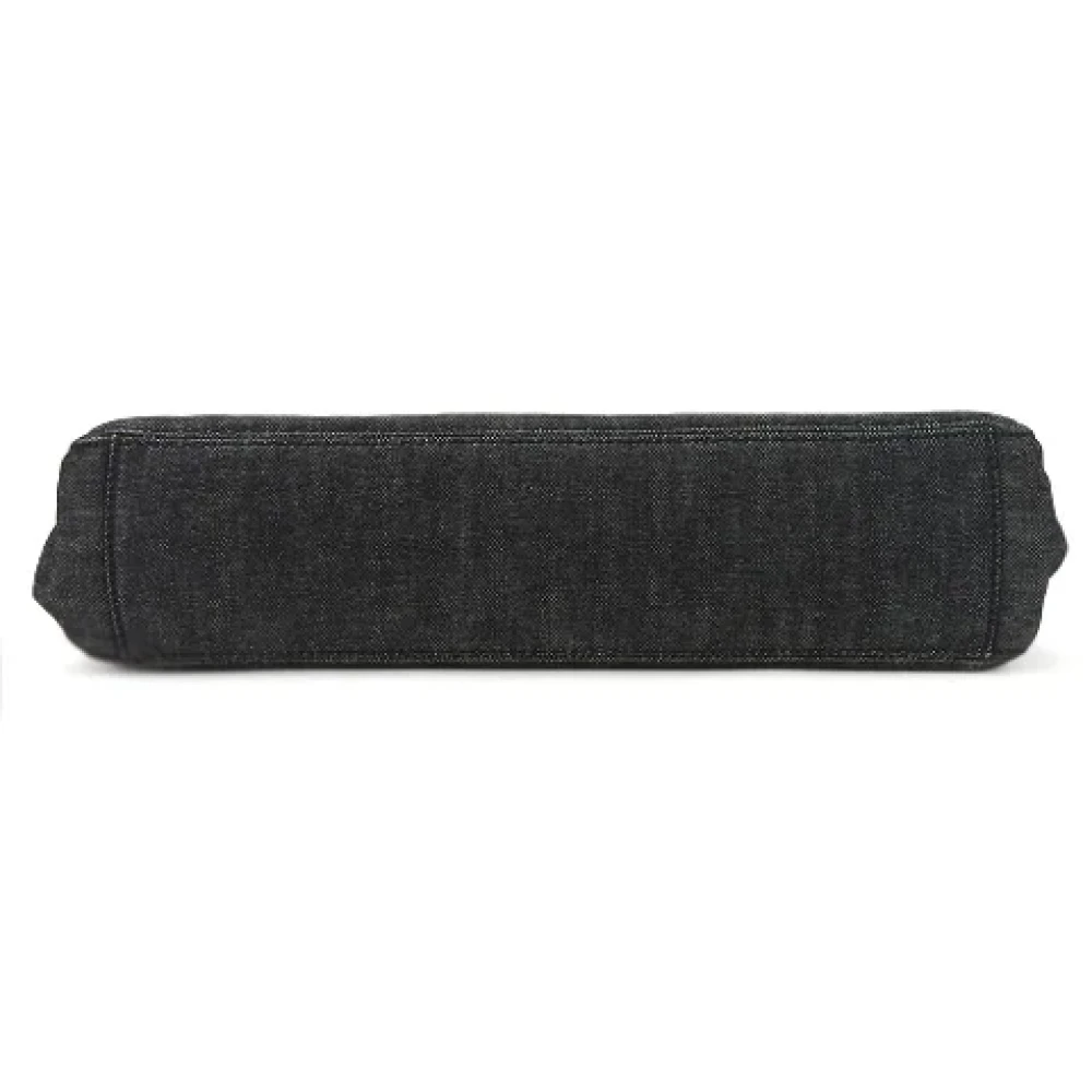 Chanel Vintage Pre-owned Denim handbags Black Dames
