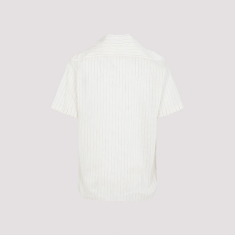 Maison Margiela Casual Katoenen Overhemd voor Mannen Beige Heren
