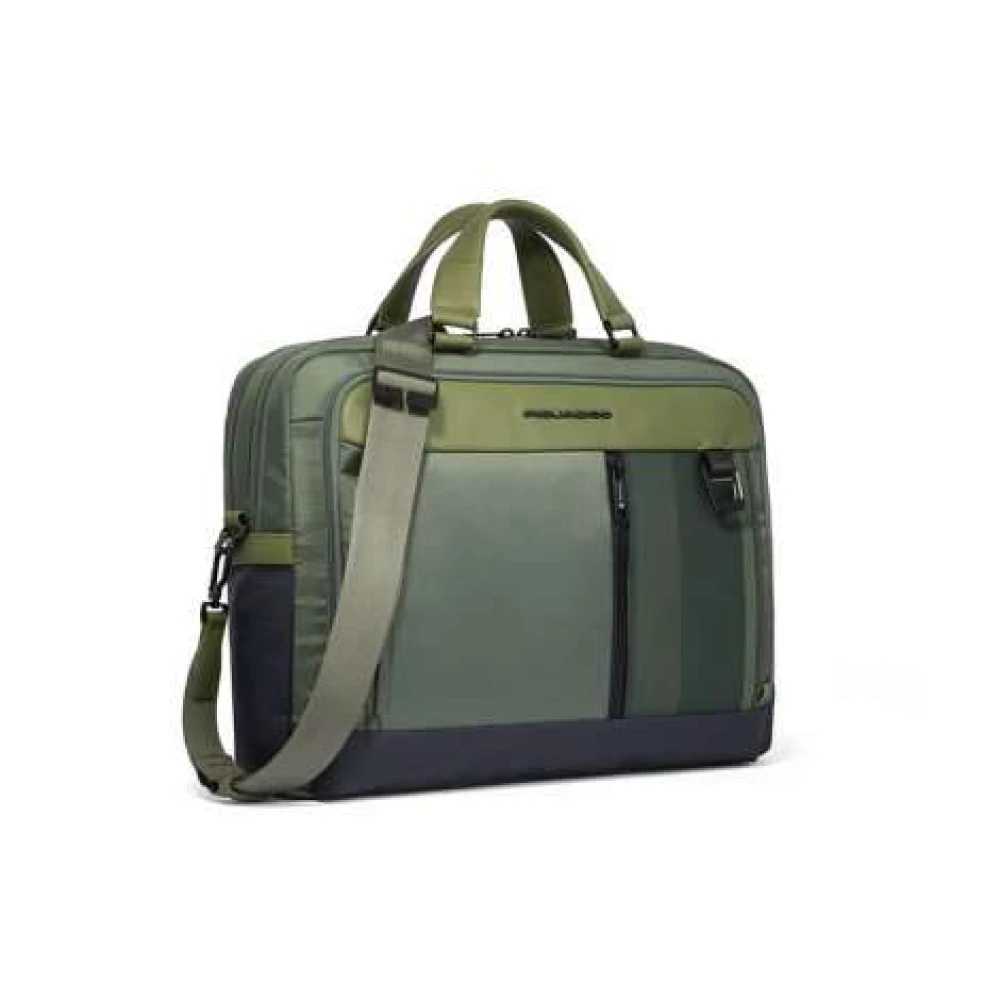 Piquadro Werk Tas Green Heren