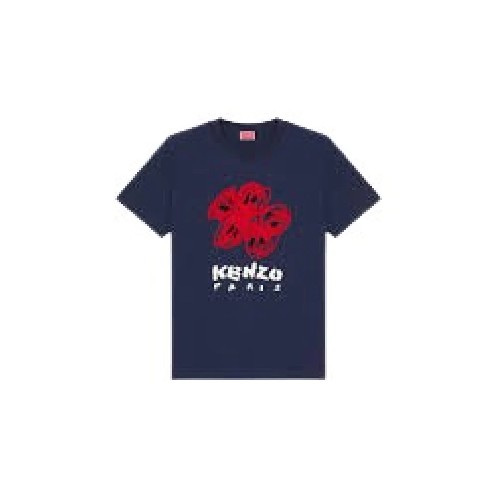 Kenzo Casual Katoenen T-shirt Blue Dames