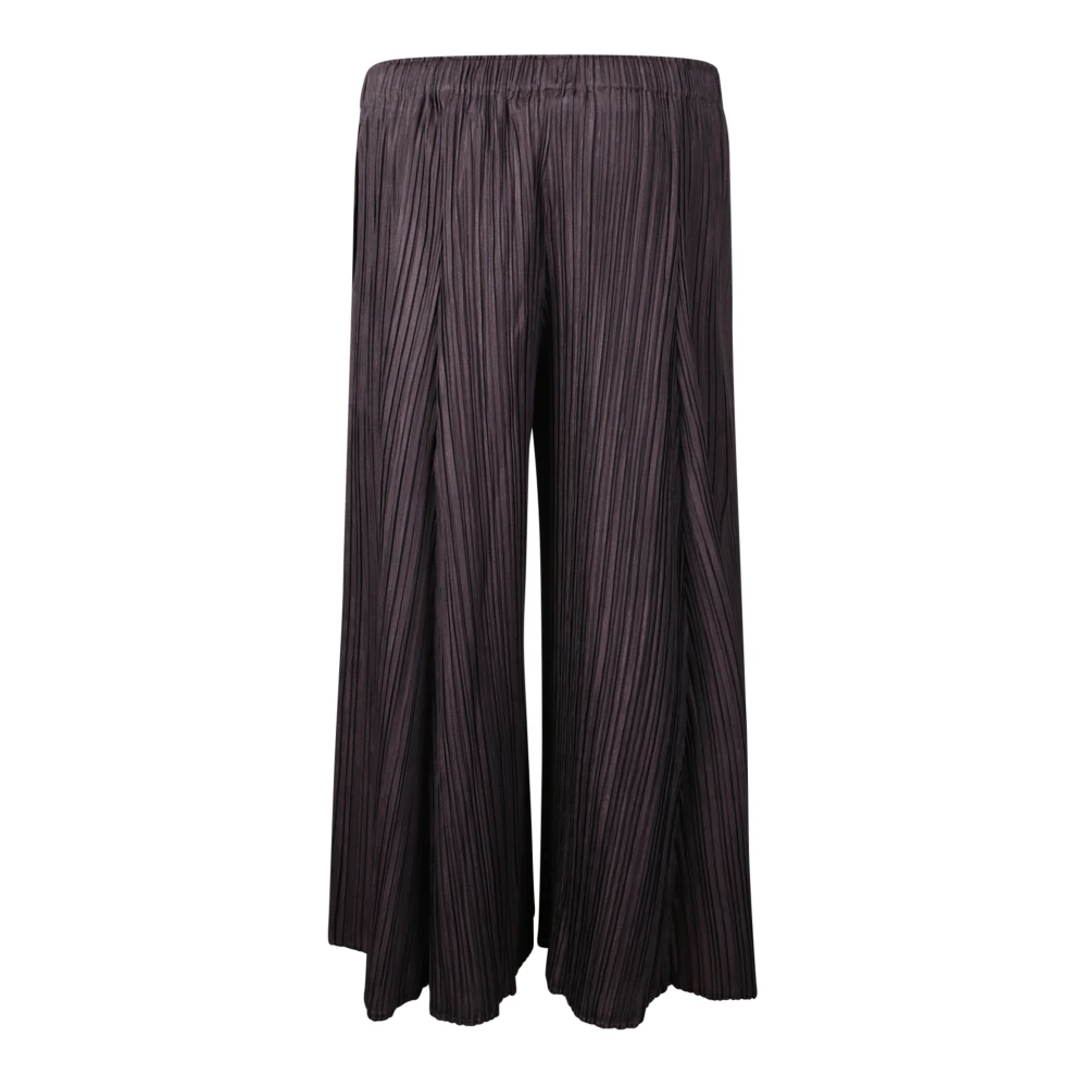 Issey Miyake Bruine Elegante Broek Dameskleding Brown Dames