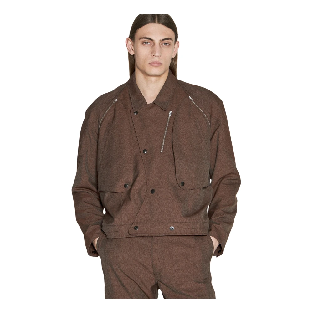 Kiko Kostadinov Jackets Brown Heren