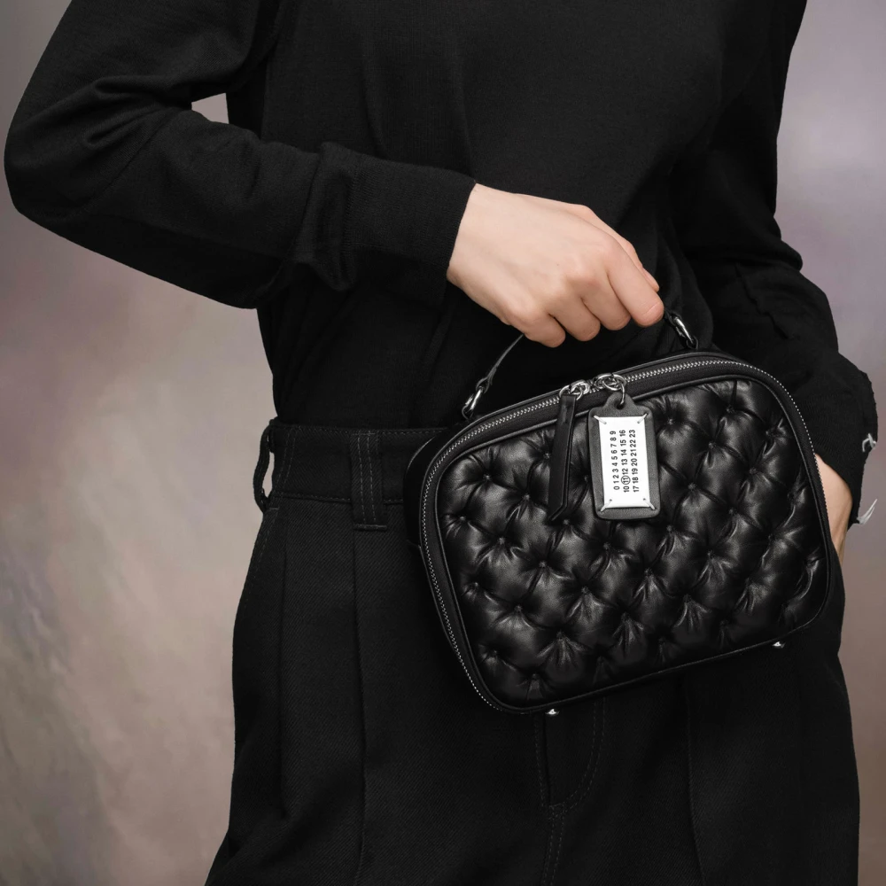 Maison Margiela Glam Slam cameratas in zwart Black Dames
