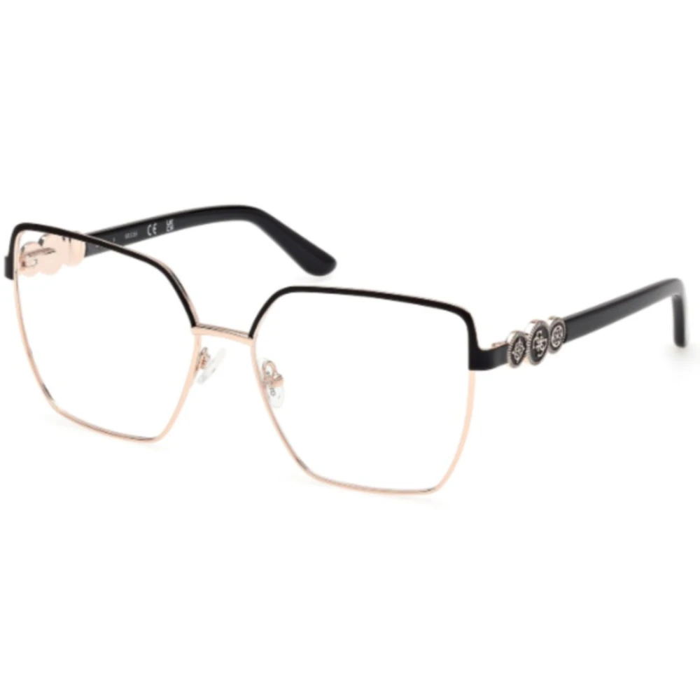 Guess Unisex Black Glasses, 57 Mm, Gu50229 Eyeglasses