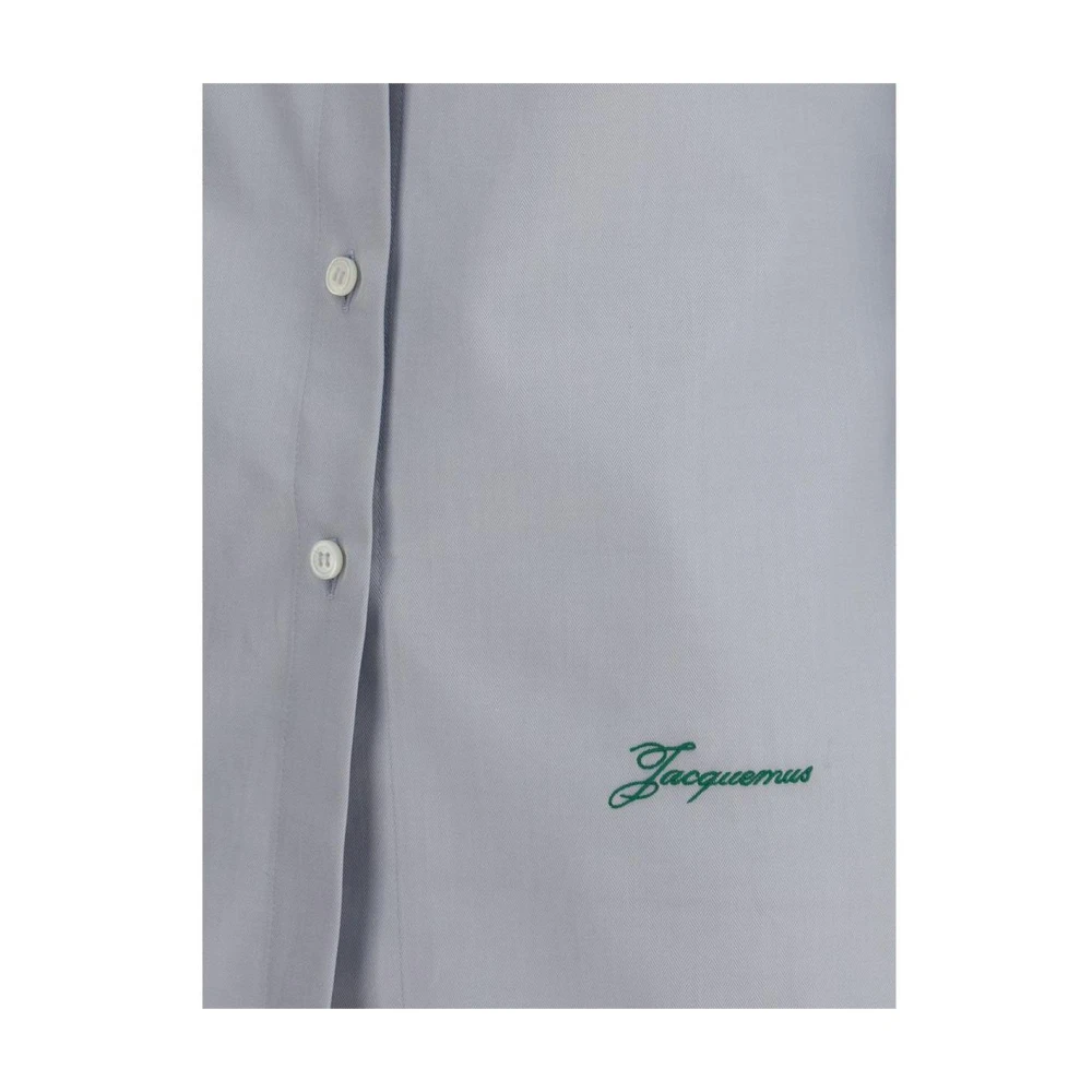 Jacquemus Shirt met uitgesneden rug en verstelbare gesp Blue Dames