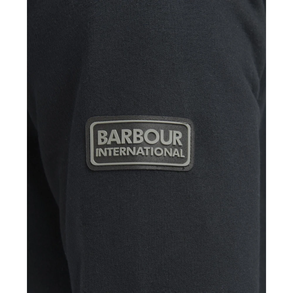 Barbour Klassieke Zwarte Dual Sweatshirt Stijlvol Casual Black Heren