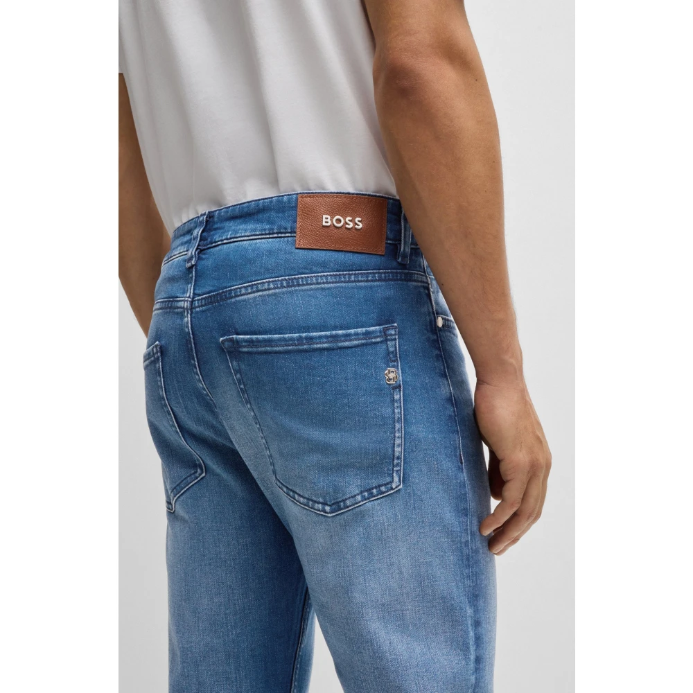 Hugo Boss Slim-fit Jeans voor Heren Blue Heren