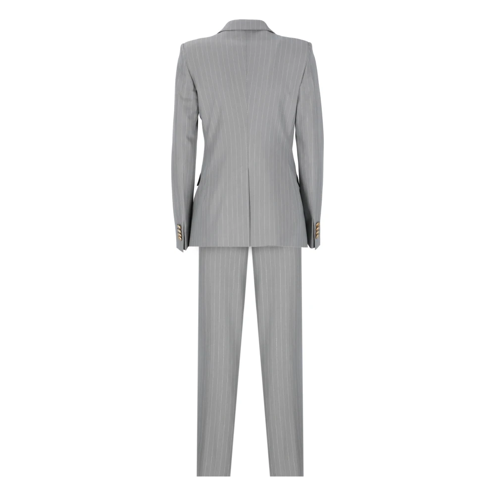 Tagliatore Double Breasted Suits Gray Dames