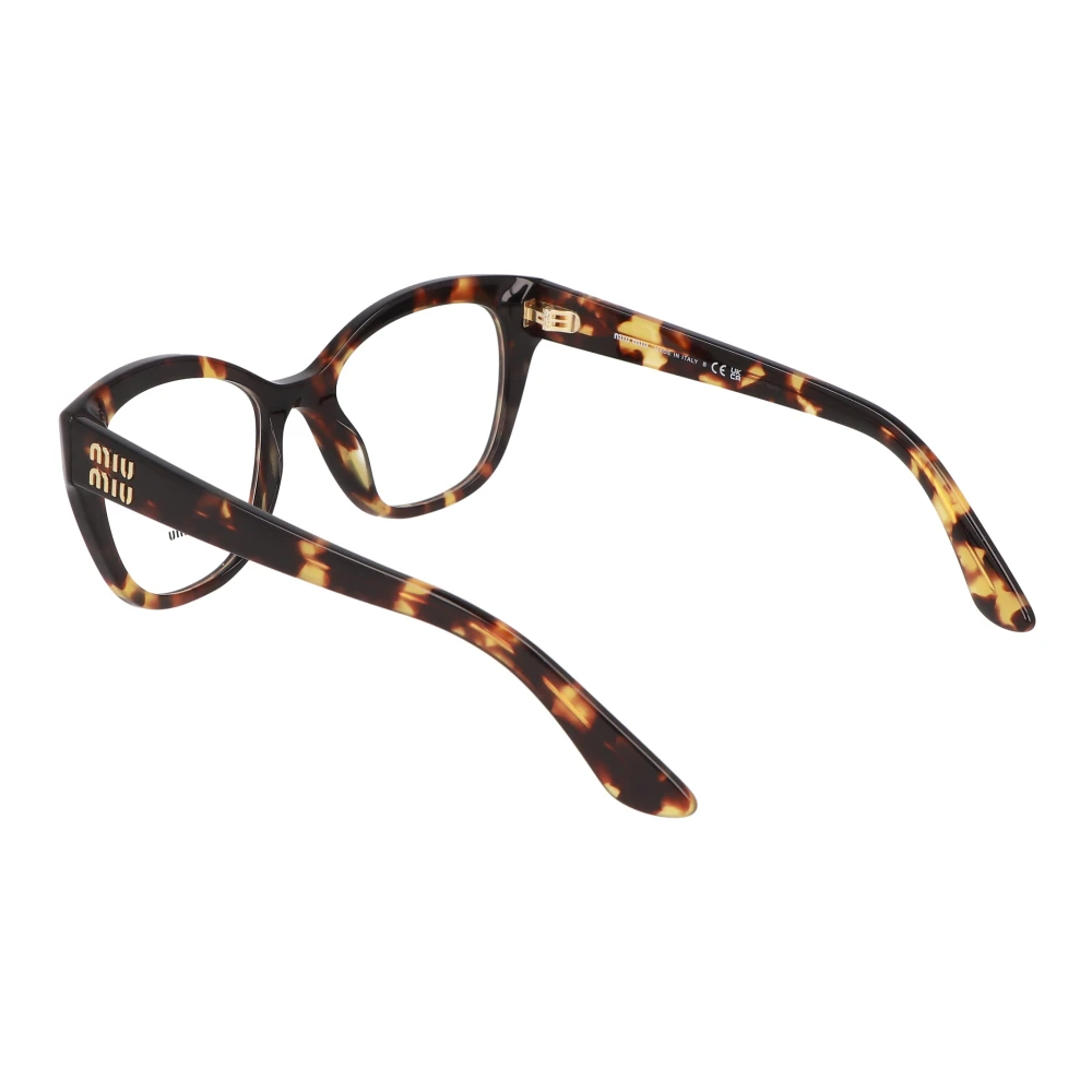 Miu Kattenogen Bril met Acetaat Montuur Brown Dames