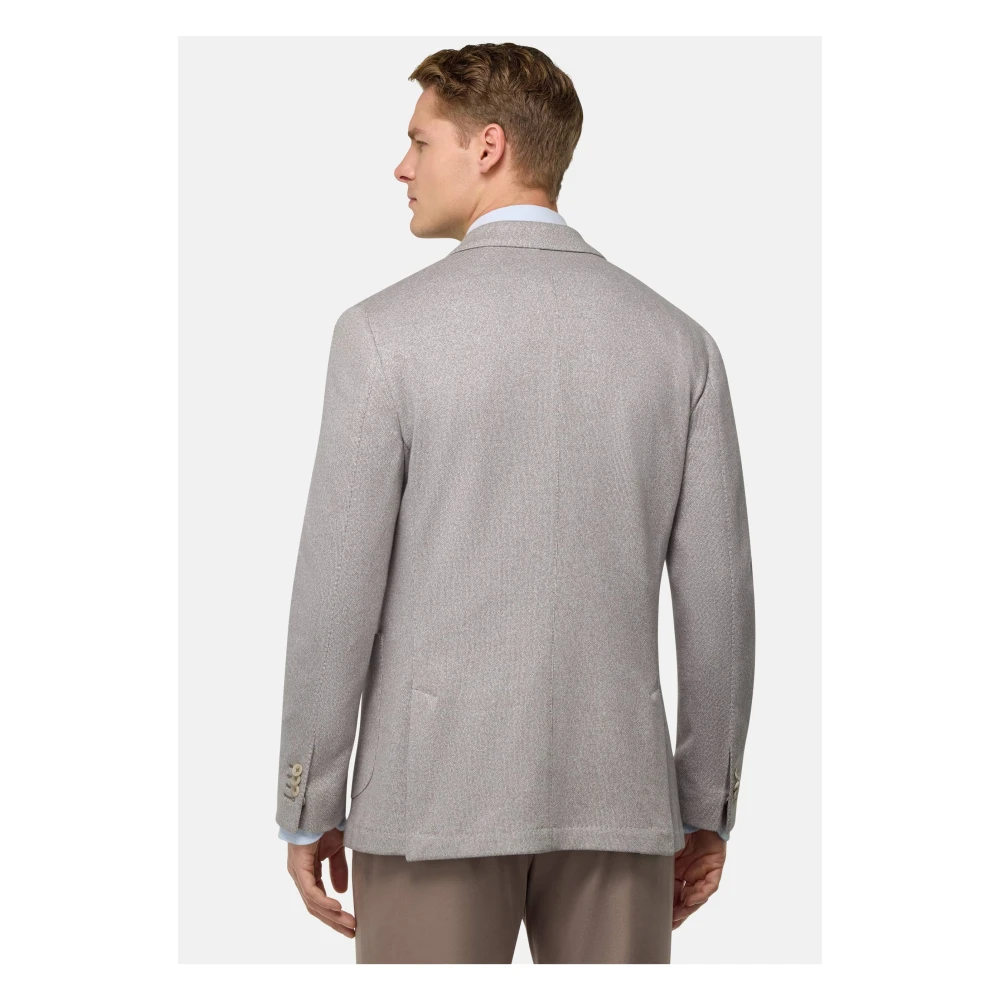 Boggi Milano B Jersey B Jersey Katoen en Linnen Jas Gray Heren