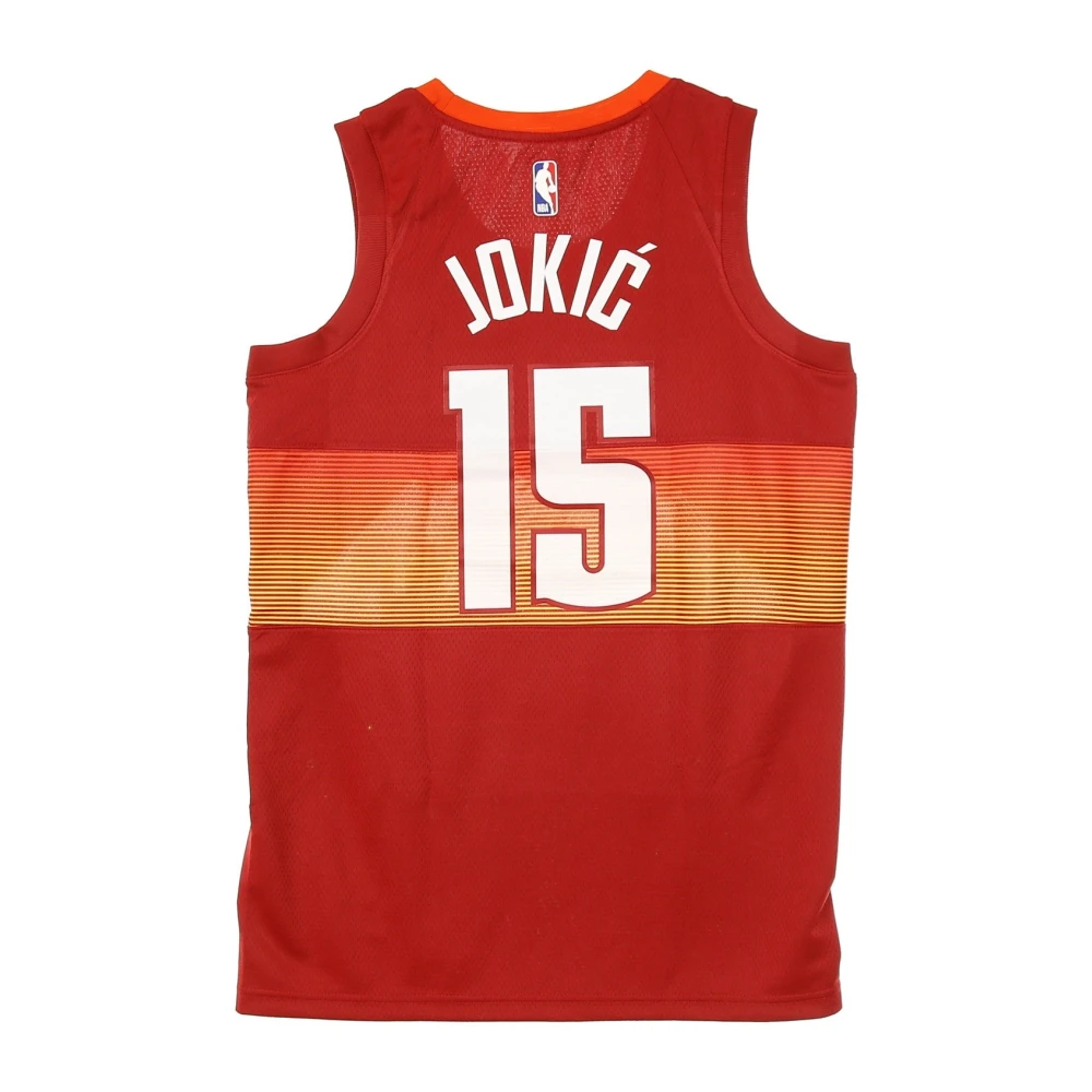 Nike Basketbal Tanktop City Edition 2020 Red Heren