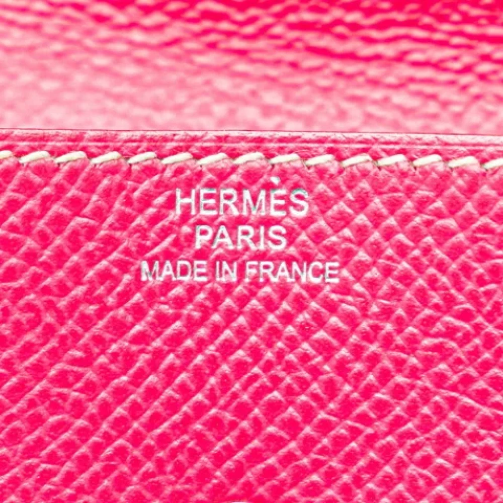 Hermès Vintage Pre-owned Leather wallets Pink Dames