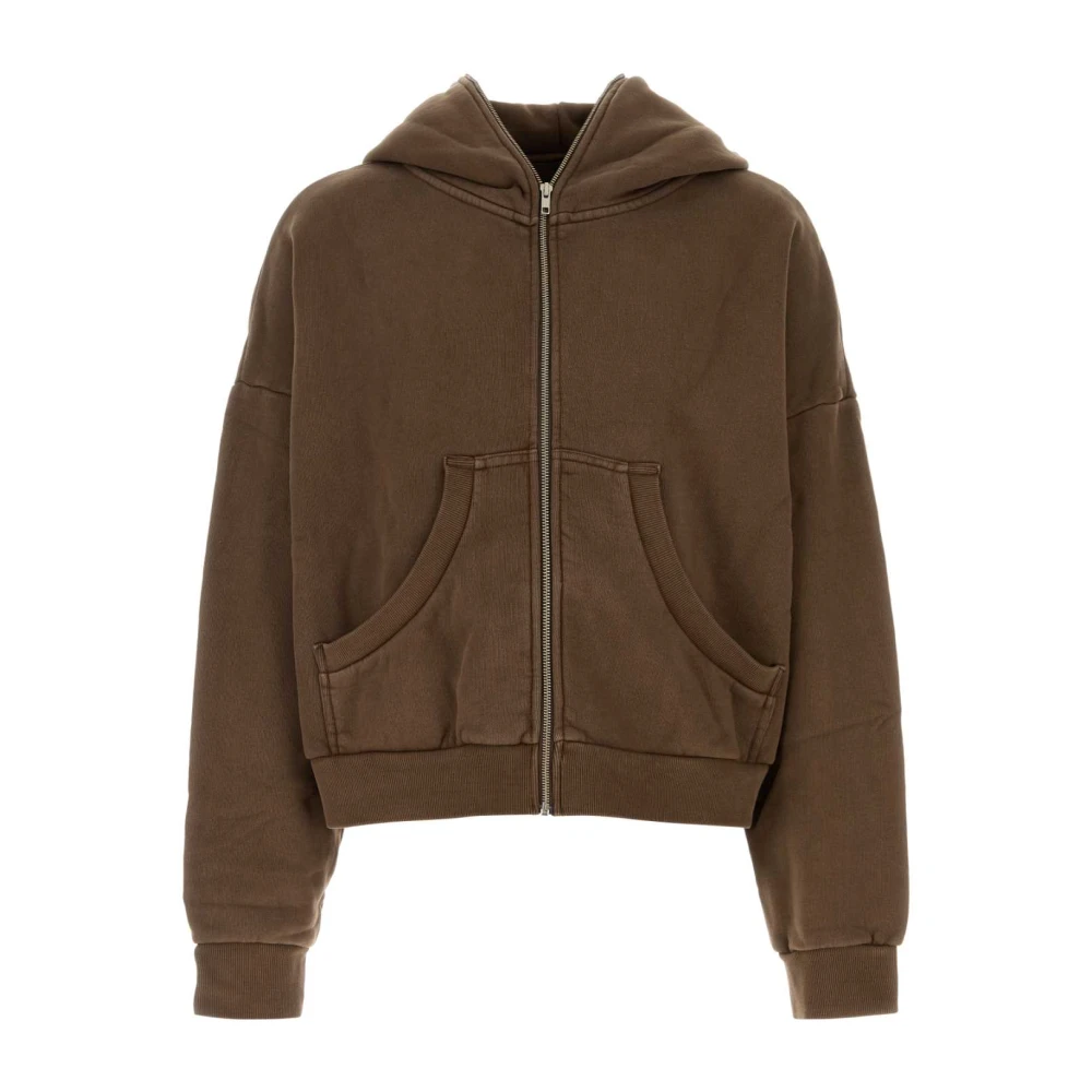 Entire Studios Oversize Bruin Katoenen Sweatshirt Brown Heren