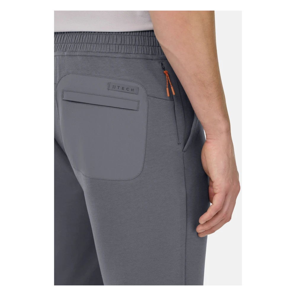 Boggi Milano Lichte Scuba Katoenen Blend Broek Black Heren