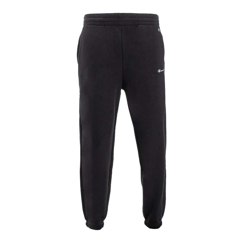 Champion Heren Sweatpants Zwart 79% Katoen Black Heren
