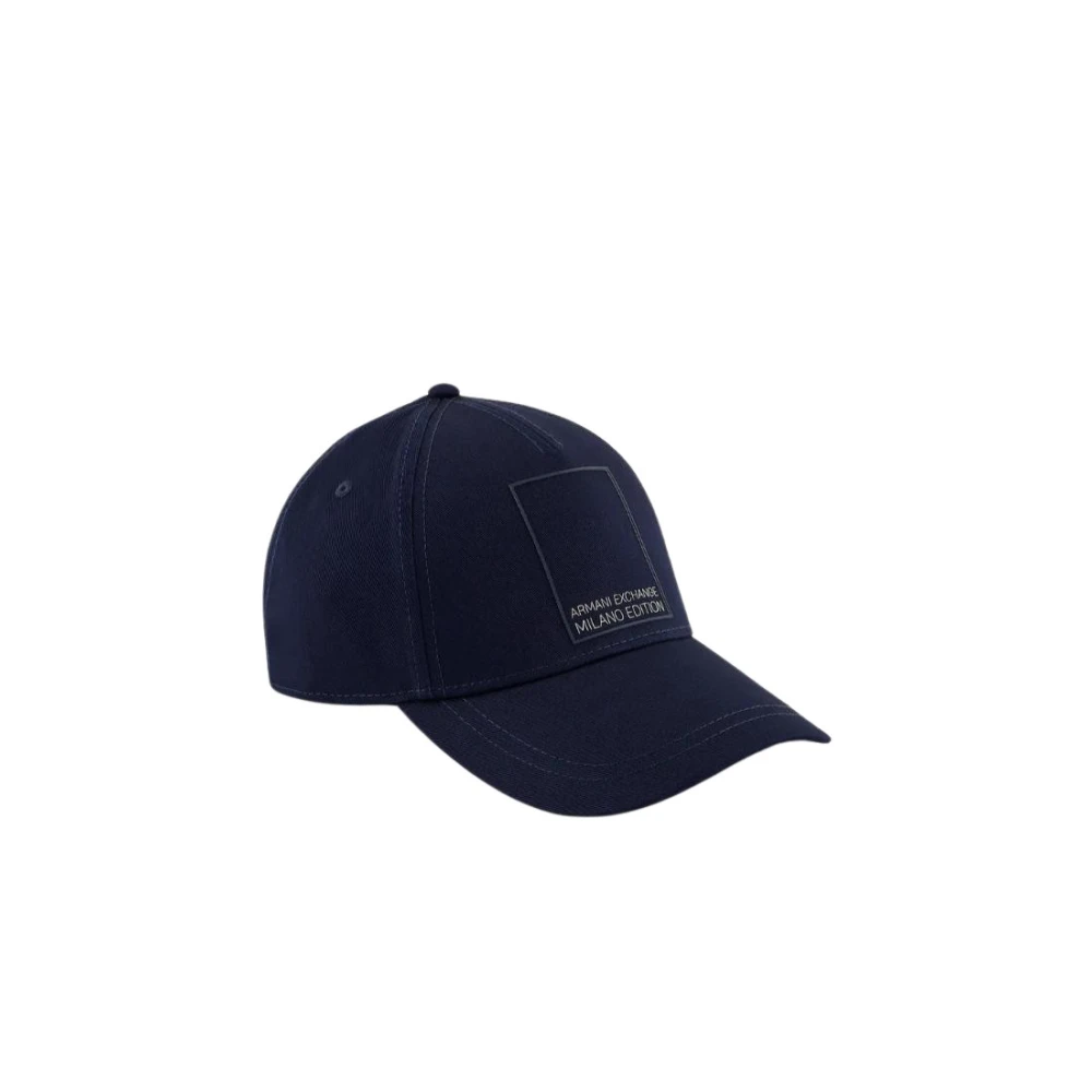 Armani Exchange Biologische katoenen zonneklep Blue Heren