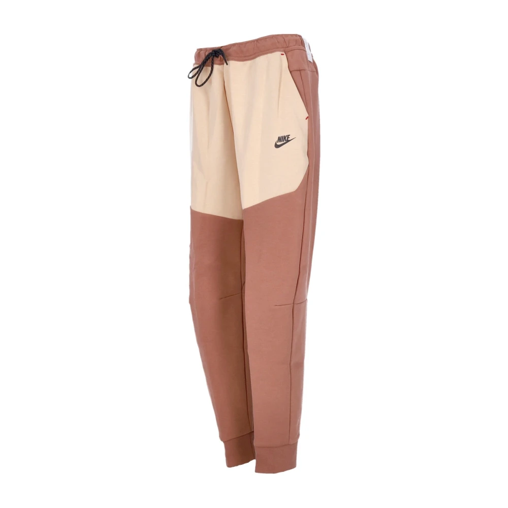 Nike Tech Fleece Trainingsbroek Mineral Clay Wit Pink Heren