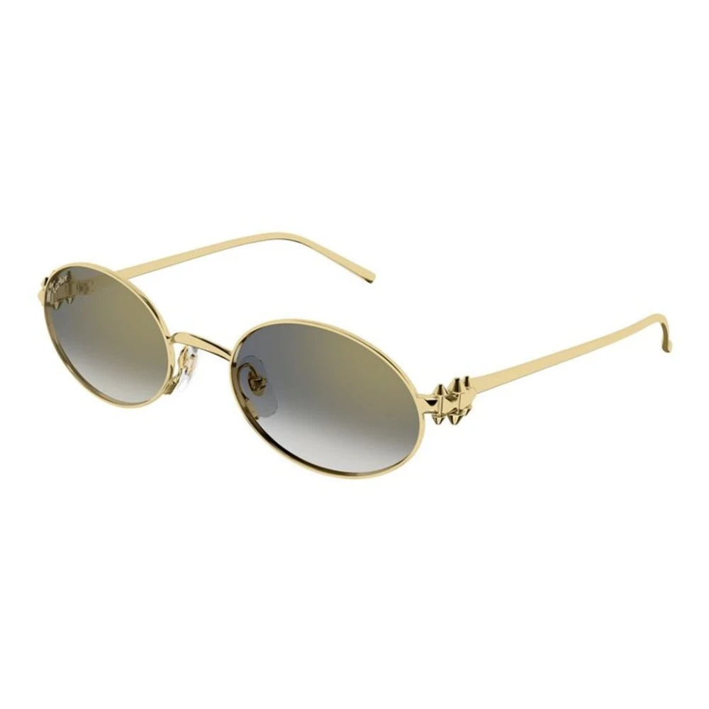 Cartier Women's Yellow Sunglasses, 52 Mm, Ct0644s Sunglasses