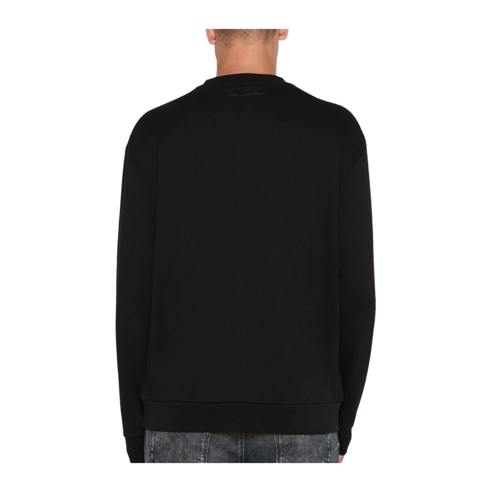Karl Lagerfeld Sweatshirt crewneck 705122-544910 Black Heren