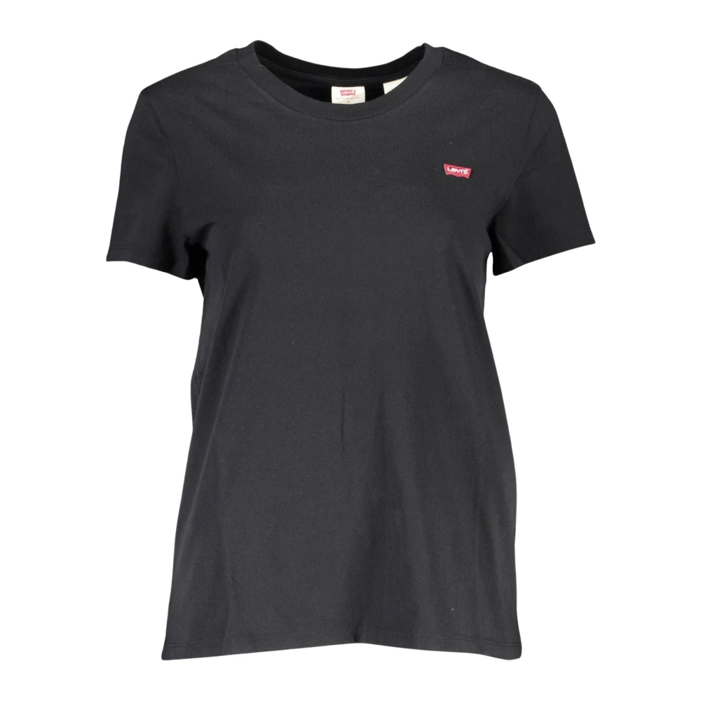 Levi's Snygg Svart Logot-shirt Black, Dam