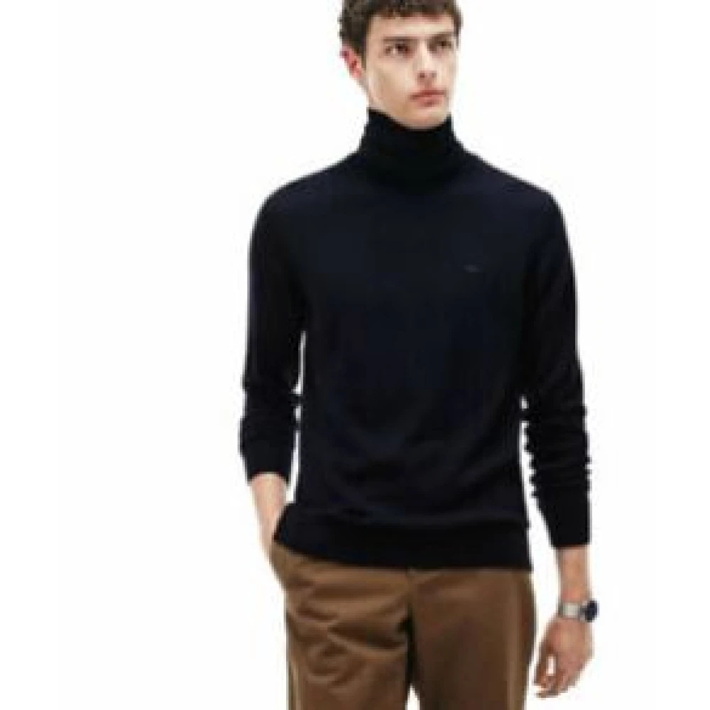 Lacoste Men's Blue Turtlenecks, Xs, Turtleneck Jumper