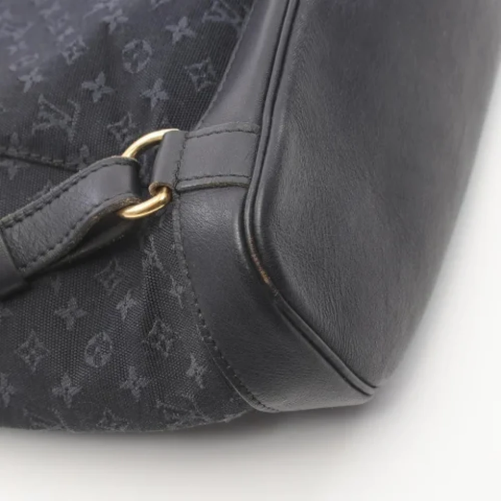 Louis Vuitton Vintage Pre-owned Canvas backpacks Blue Dames
