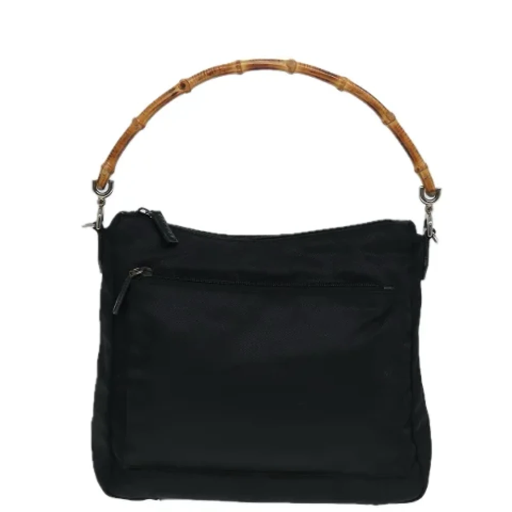Gucci Vintage Pre-owned Fabric gucci-bags Black Dames