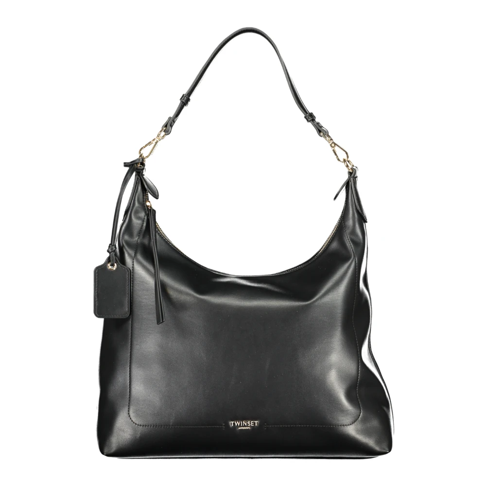 Twinset Women's Black Shoulder Bags, One Size, Hobo Bag