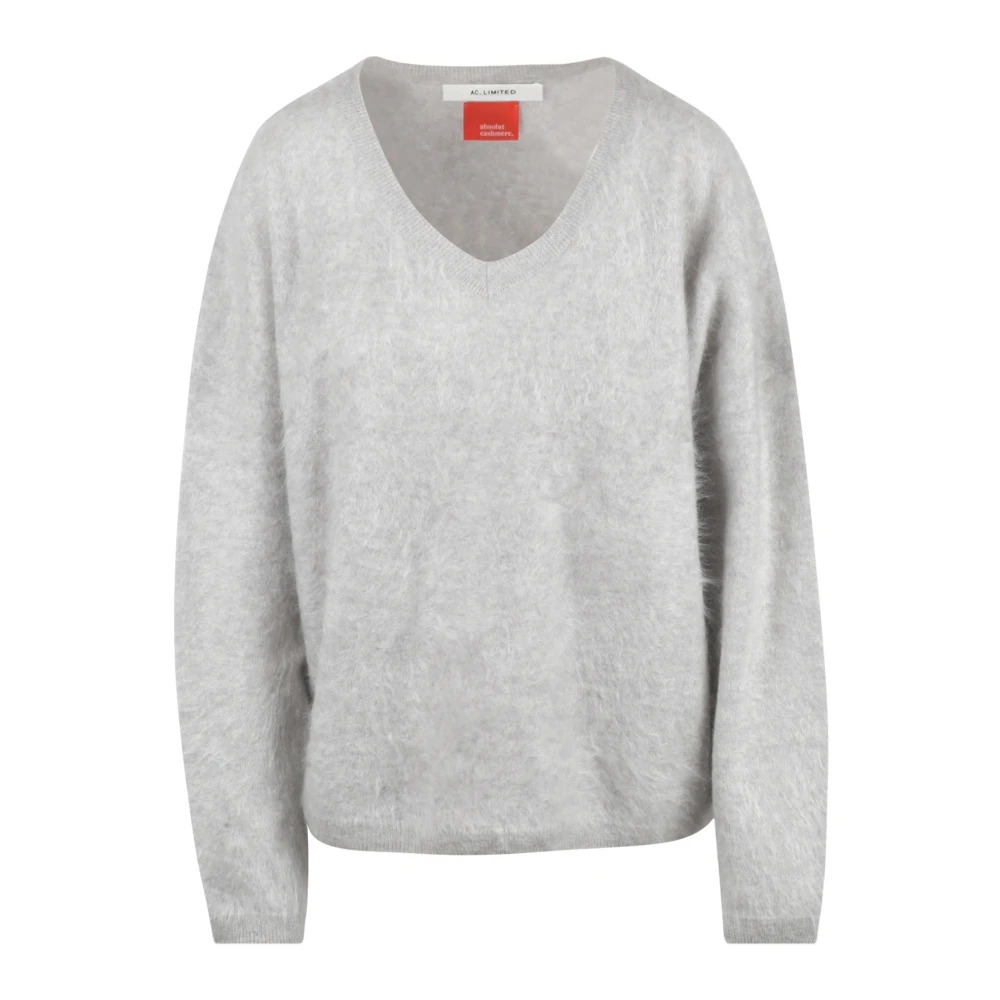 Absolut Cashmere Stijlvolle Gebreide Top Gray Dames