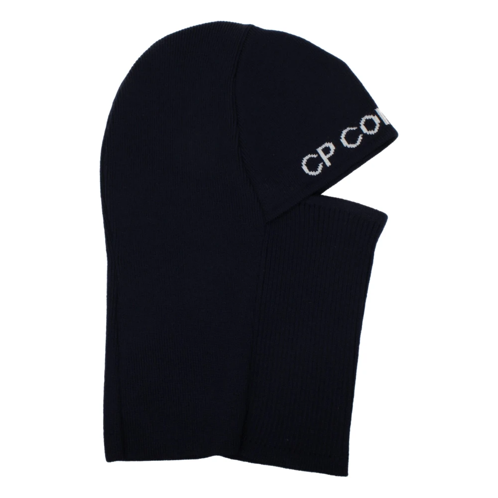 C.p. Company Men's Blue Wool Beanie