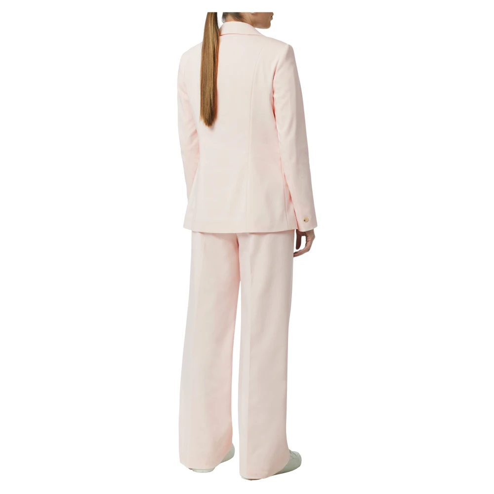 comma Getailleerde blazer met klepzakken Pink Dames
