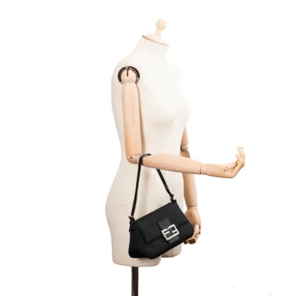 Fendi Vintage Pre-owned Canvas fendi-bags Black Dames