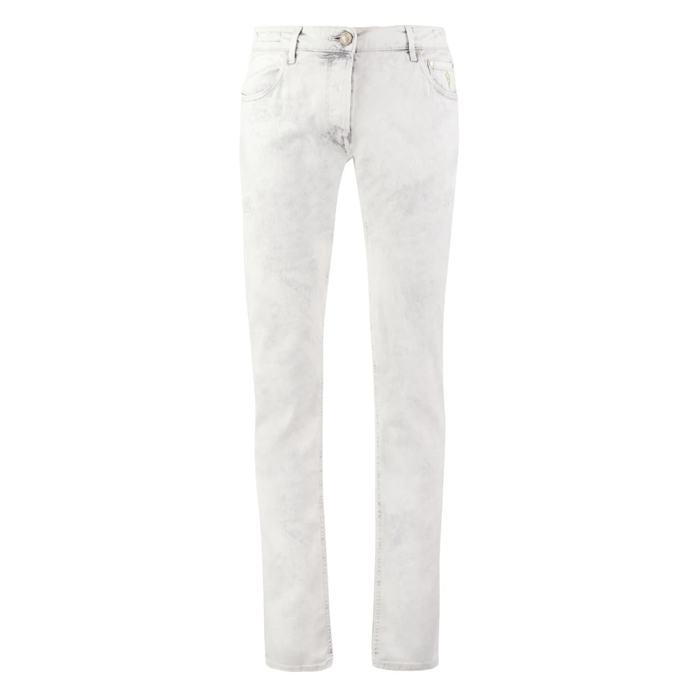 Hand Picked Versleten Slim Fit Jeans Gray Heren