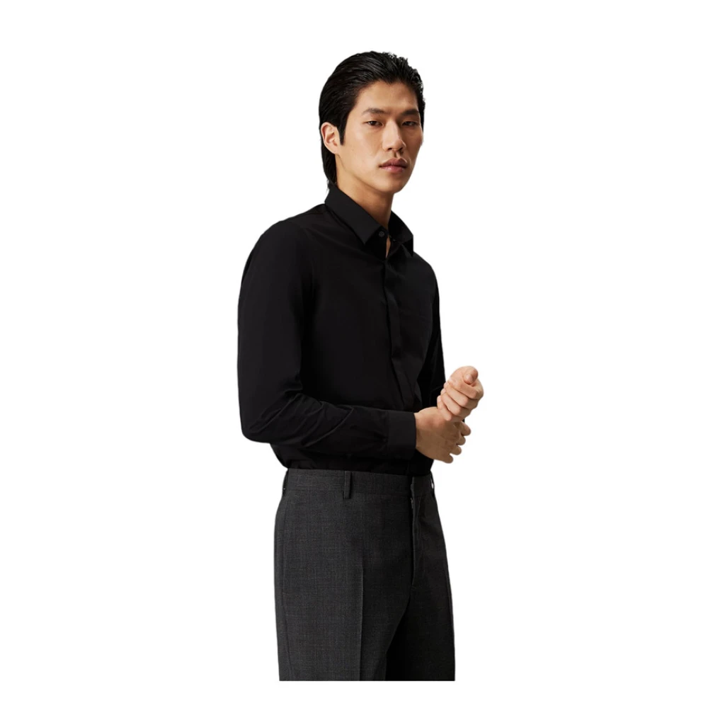 Calvin Klein Lange mouwen overhemd Black Heren