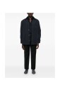 blauwe-button-up-overhemd-cutaway-kraag
