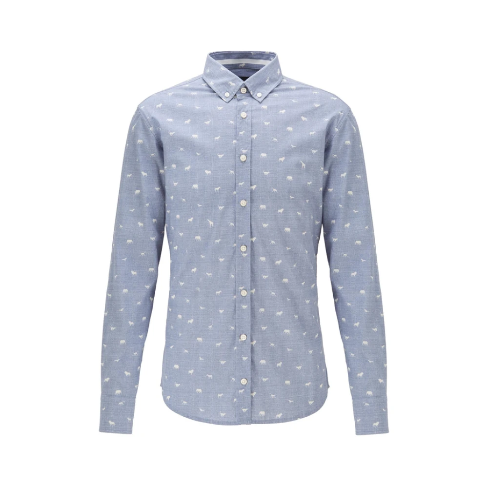 Hugo Boss Stijlvol Herenshirt Blue Heren