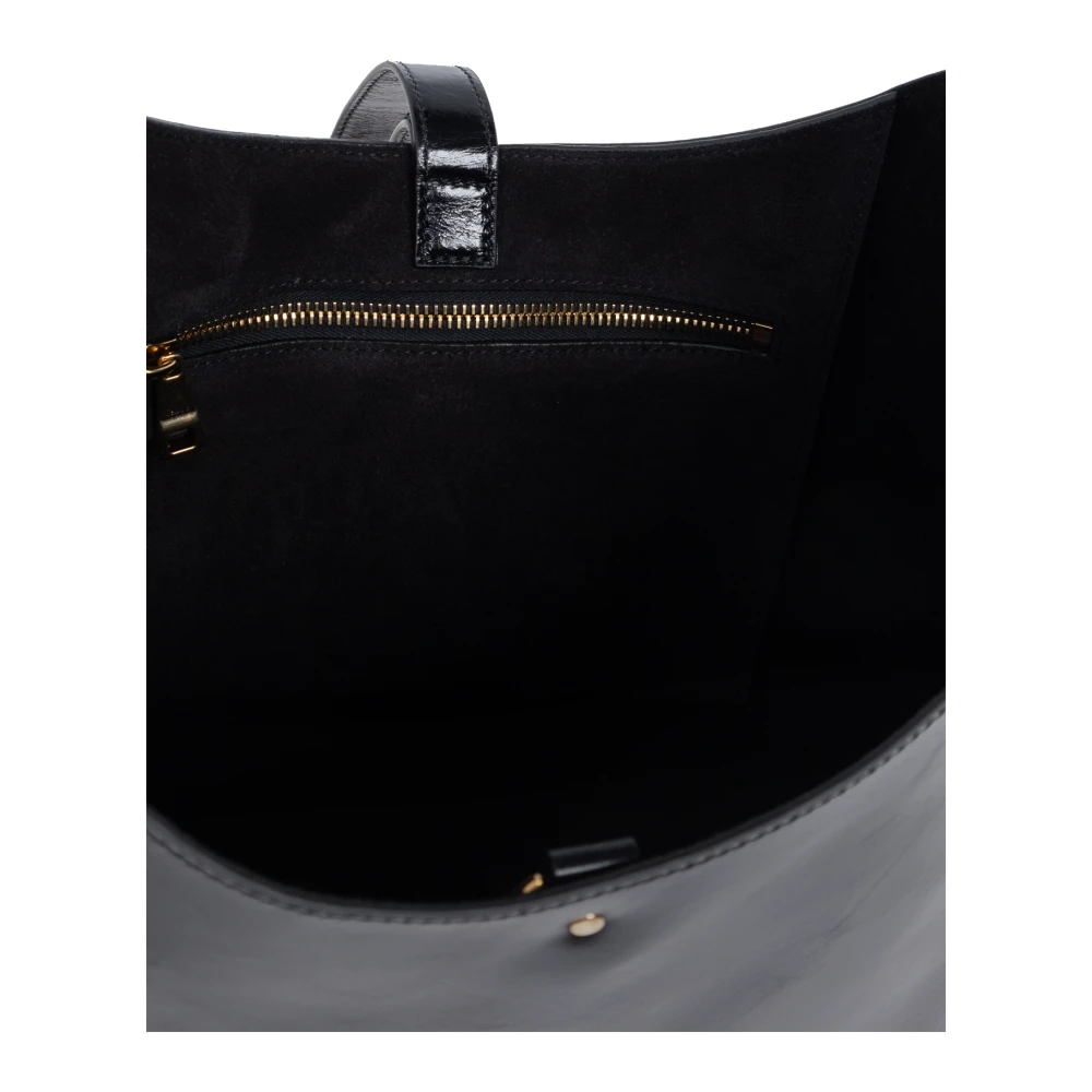 Chloé Marcie Hobo Kleine schoudertas Black Dames