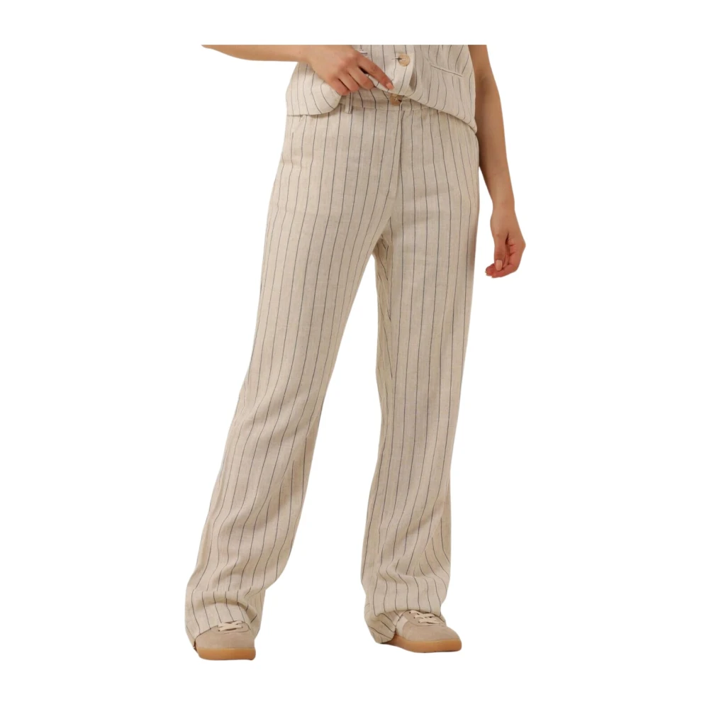 Aimée the Label Beige Dames Broeken Flo Beige Dames