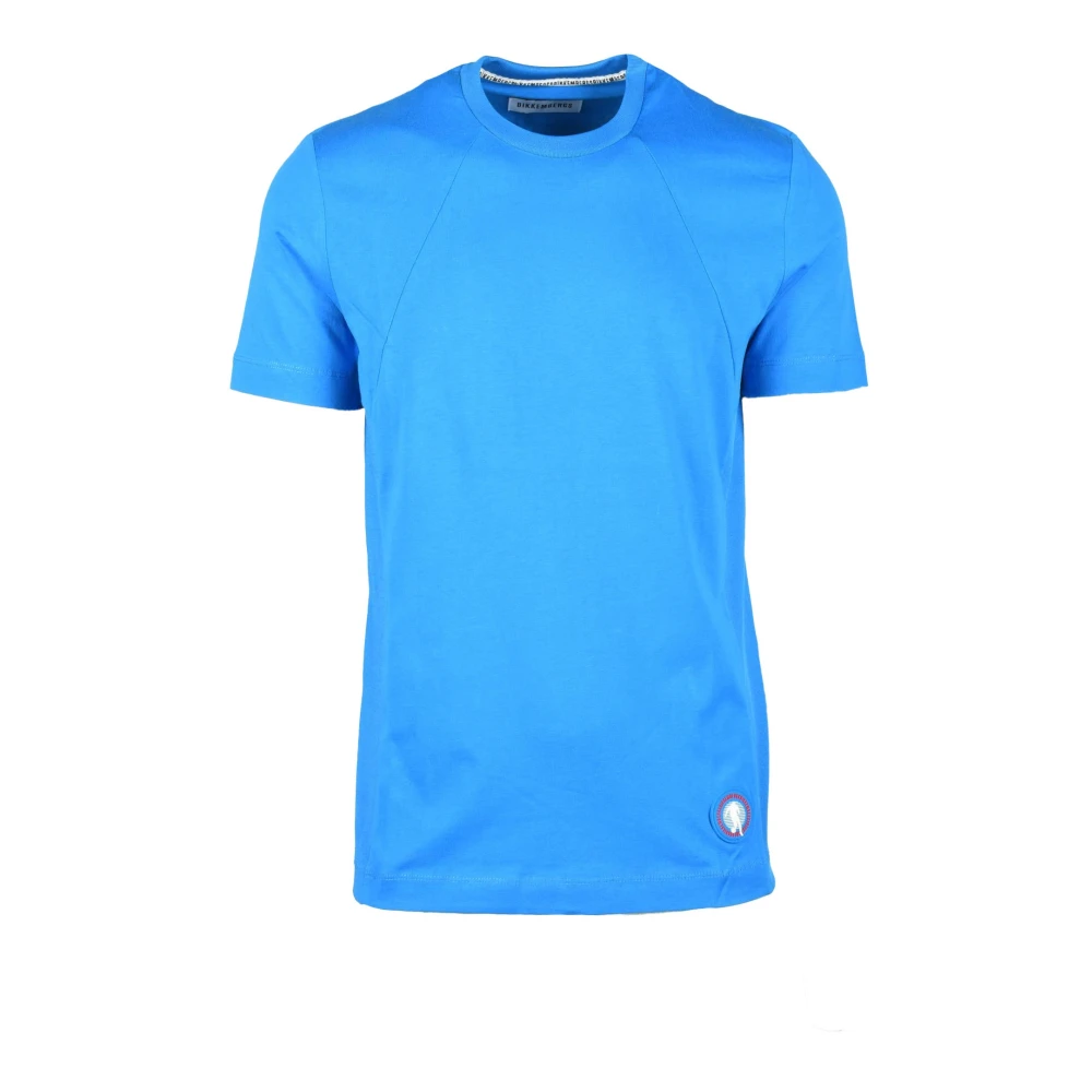 Bikkembergs Katoenen T-shirt Blue Heren