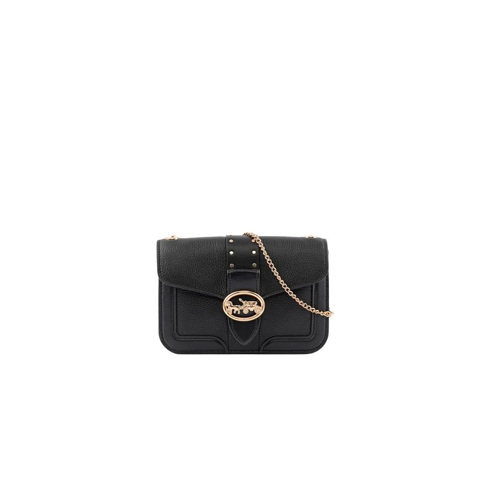 Coach Women's Black Cross Body Bags, One Size, Georgie Crossbody Bag