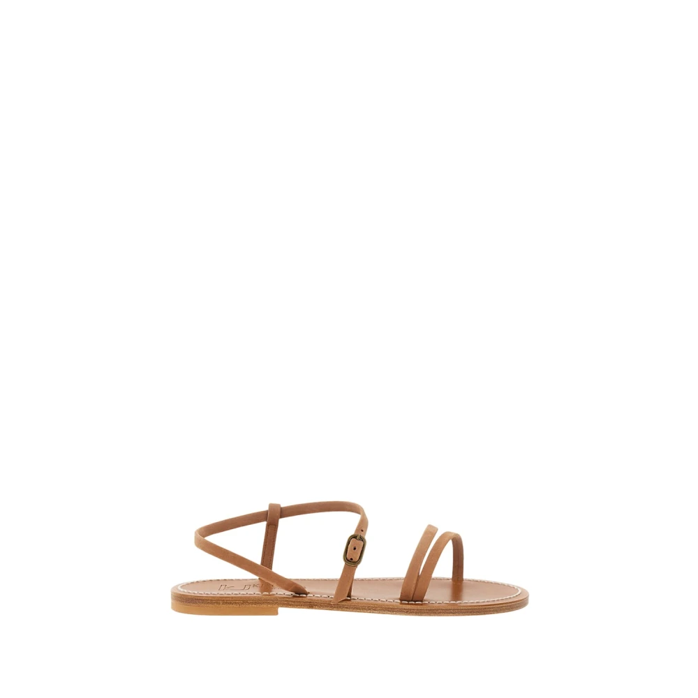 K.jacques Mujer Marrón - Sandalias Planas De Cuero - Shoes - 41 Eu