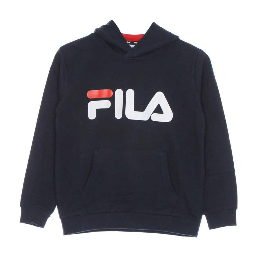 Fila Men's Black Classic Logo Hoodie Iris
