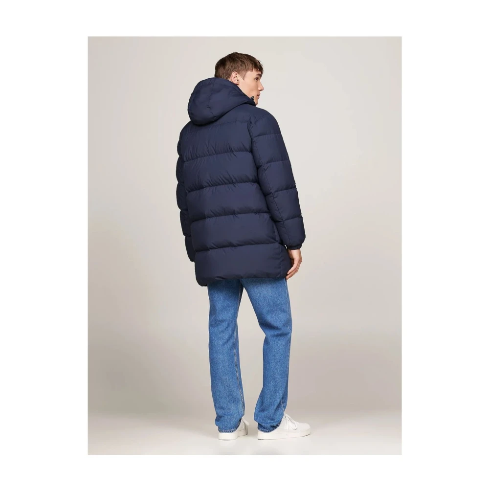 Tommy Jeans Natuurlijke Dons Essential Jas Blue Heren
