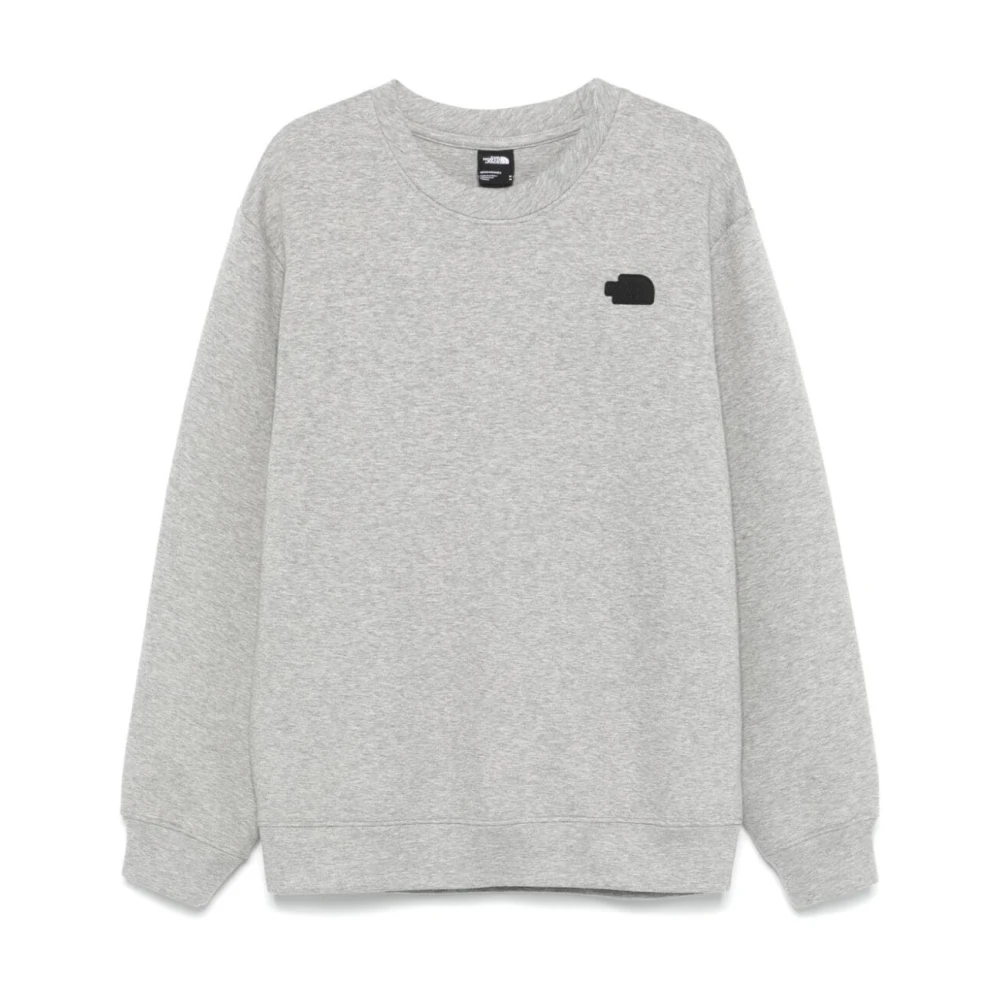The North Face Zilveren Crew Neck Sweatshirt Gray Heren