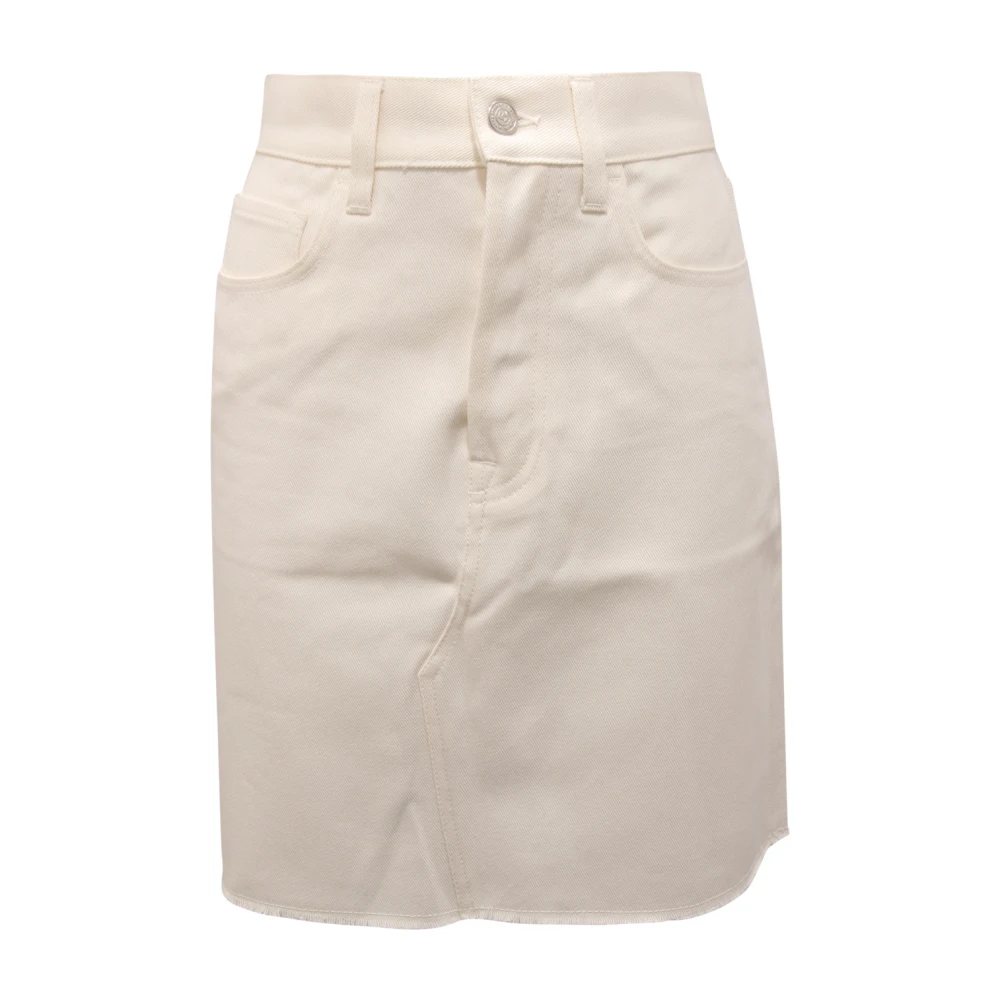 Department Five White Hidden Denim Skirt Made In Italy - Female - Denim Skirts - W27 - Skirts
