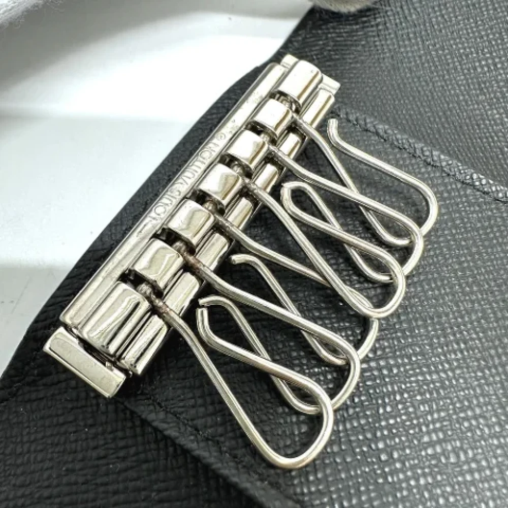 Louis Vuitton Vintage Pre-owned Canvas key-holders Black Dames